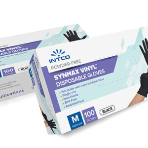 Synmax Vinyl™ Black Disposable Gloves